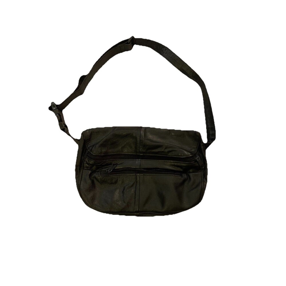 NEW Leather Purse Waist Bag Black Belt bag Funny Pack Bum Bag Belly Sling Bag